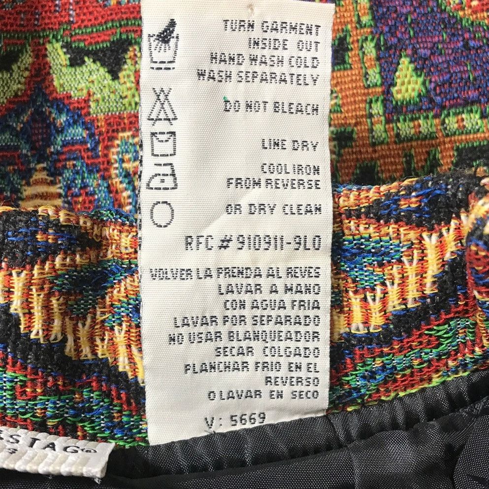 Other White Stag Vintage 90s Beaded Tapestry Boho Blazer 18W/20W Size XXL / US 16-18 / IT 52-54 - 6 Thumbnail