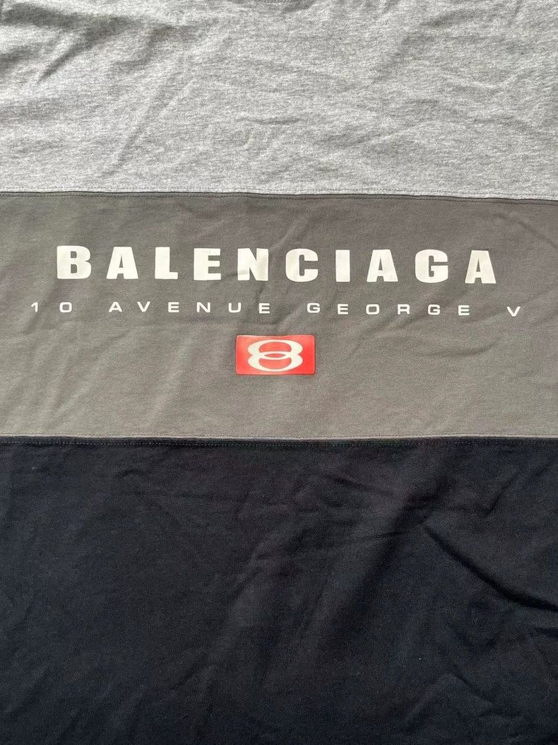 Balenciaga Balenciaga Logo Print Crew Neck Sleeve T-Shirt Size US XS / EU 42 / 0 - 3 Thumbnail