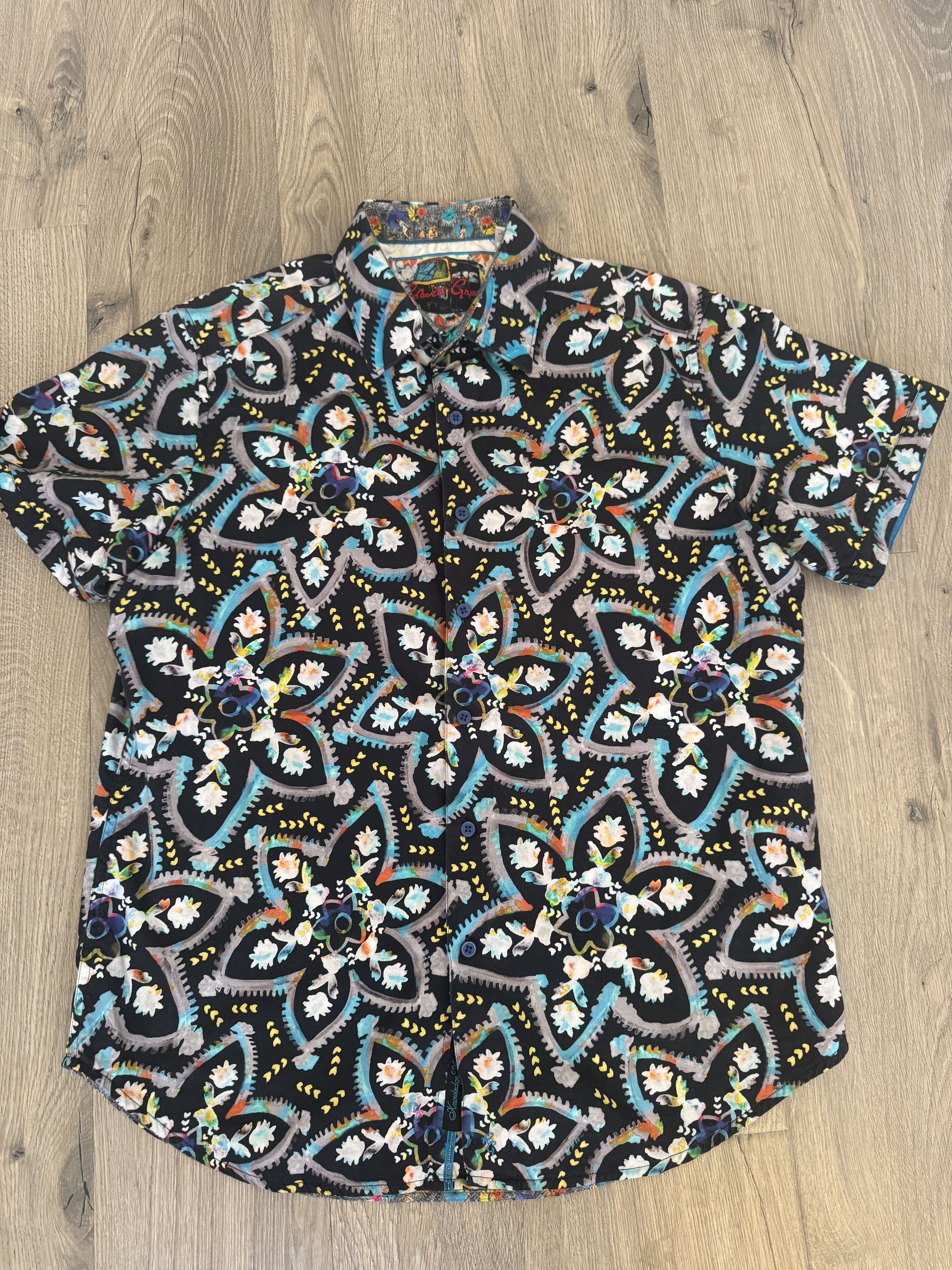 Robert Graham Flower Robert Graham Short Sleeve Button Down Size US M / EU 48-50 / 2 - 1 Thumbnail