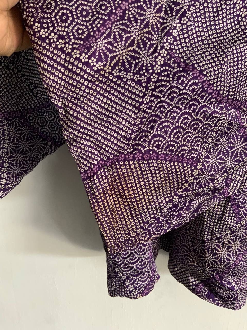 Japanese Brand Vintage Purple Silk Kimono Japan Size US M / EU 48-50 / 2 - 11 Thumbnail