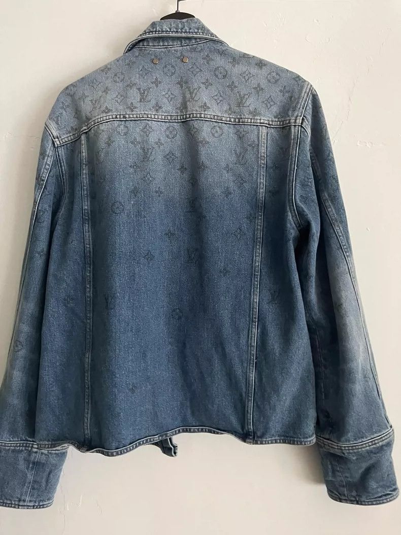 Louis Vuitton Louis Vuitton Logo Denim Jacket-2505 Size US L / EU 52-54 / 3 - 4 Thumbnail