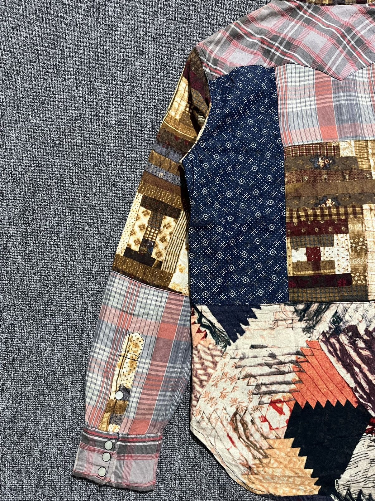 Polo Ralph Lauren denim & supply ralph lauren patchwork button up shirt Size US M / EU 48-50 / 2 - 6 Thumbnail