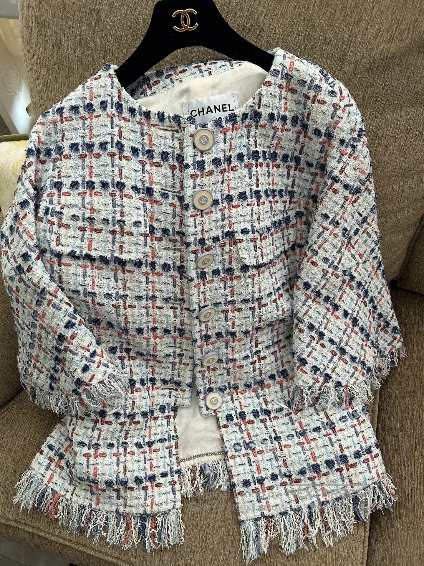 Chanel Chanel Tweed Jacket Size 40. Size US XL / EU 56 / 4 - 1 Thumbnail