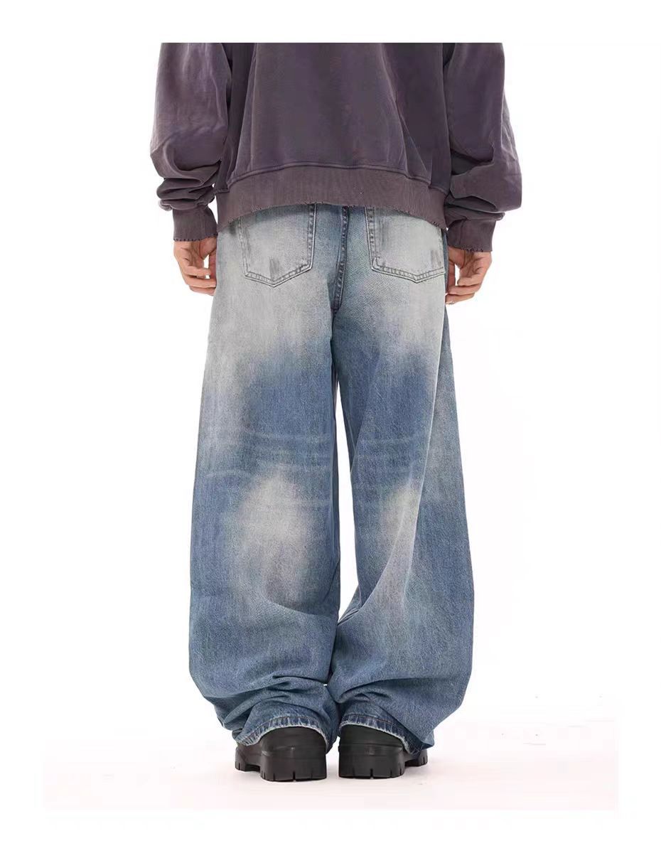 Japanese Brand × Vintage Vintage street washed and worn loose jeans Size US 28 / EU 44 - 7 Thumbnail