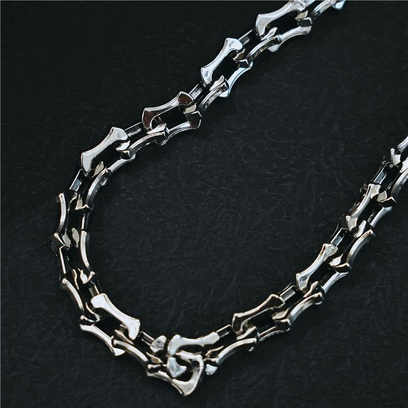 Jewelry × Vintage Fashion New Stainless Steel Chain Necklace Size ONE SIZE - 3 Thumbnail