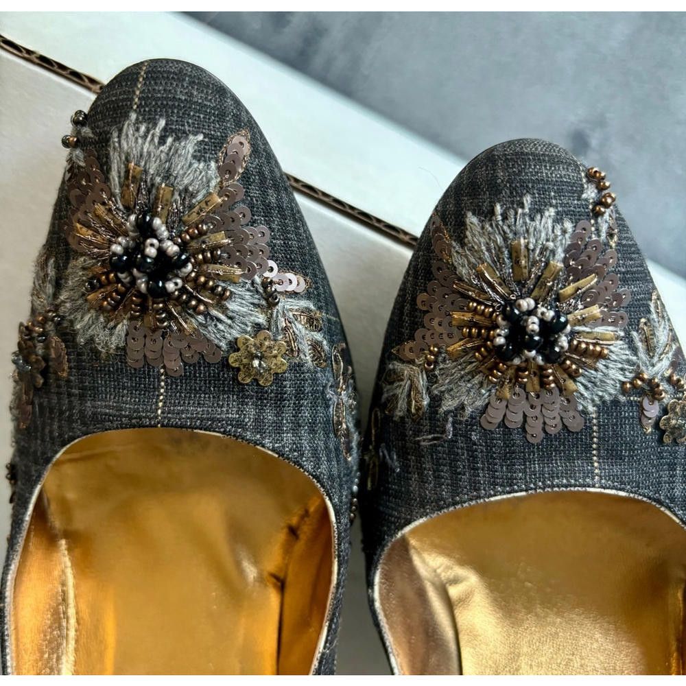 Dolce & Gabbana Dolce and Gabbana Beaded Heels Size US 6.5 / IT 36.5 - 2 Thumbnail