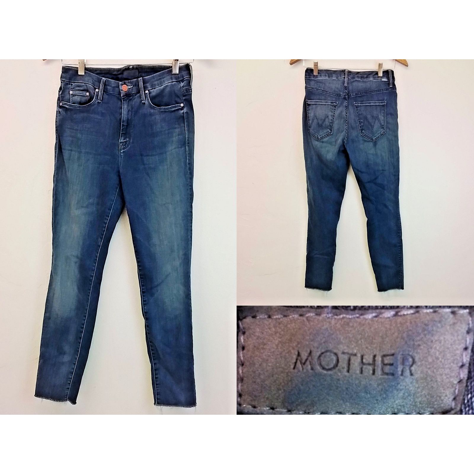MOTHER Mother Jeans Women's 27" High Waisted Med. Wash Looker Ankle Size 27" / US 4 / IT 40 - 1 Thumbnail
