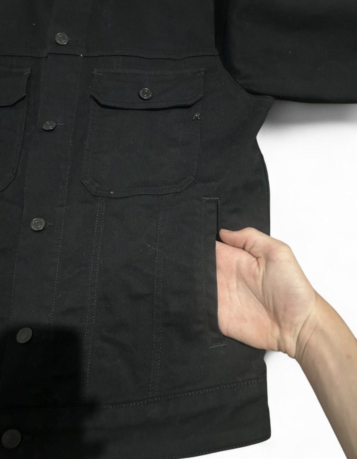 Replay Black denim jacket Size US M / EU 48-50 / 2 - 3 Thumbnail