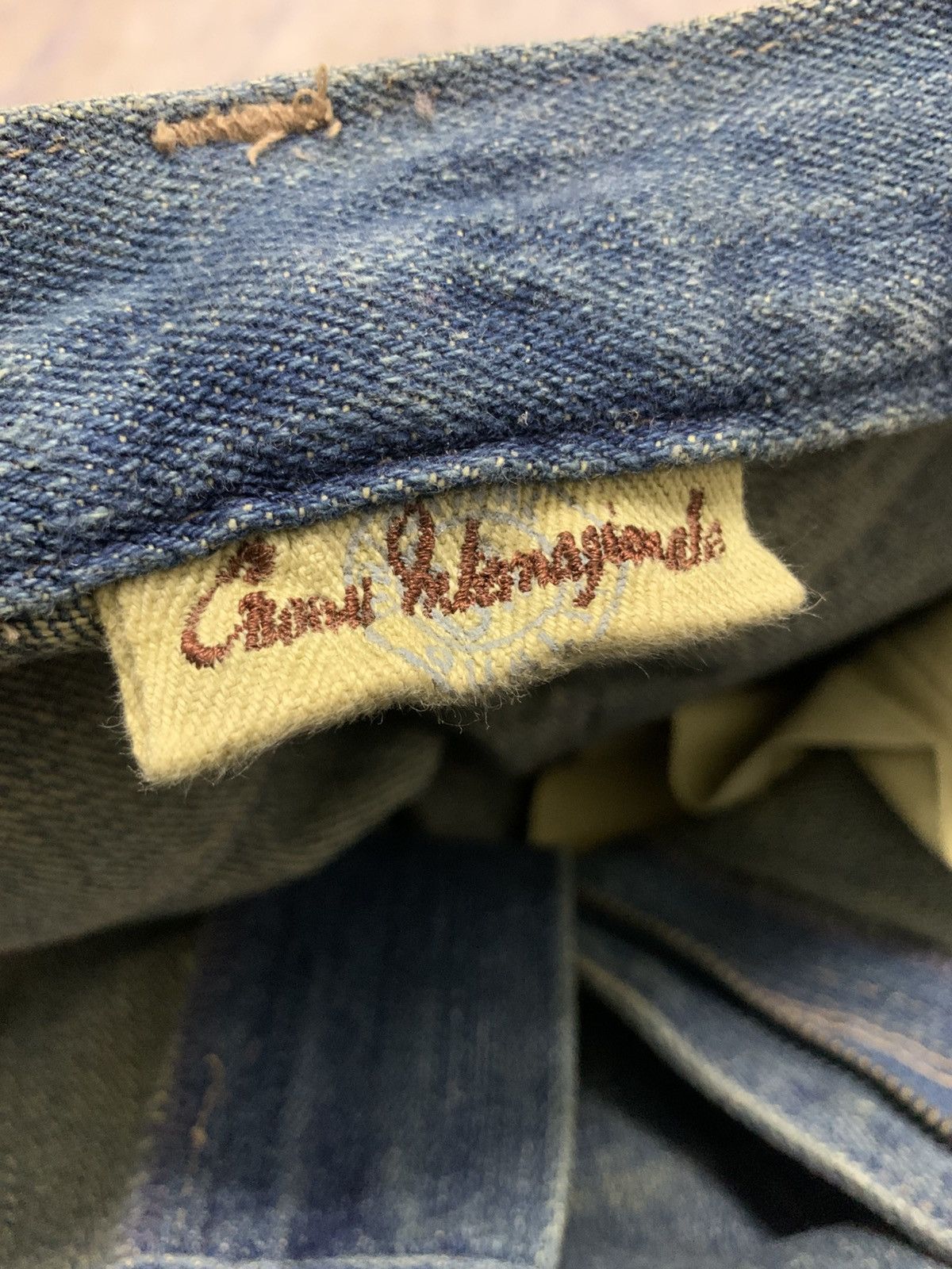Japanese Brand Archive Japanese Sukajan Gumu Distressed Patchwork Jeans 32 Size US 32 / EU 48 - 12 Thumbnail