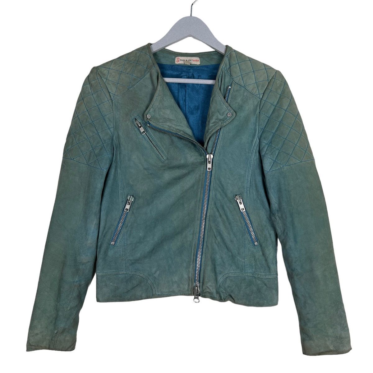 Paul & Joe 🔥 PAUL & JOE LEATHER MOTO JACKET Size XS / US 0-2 / IT 36-38 - 1 Thumbnail