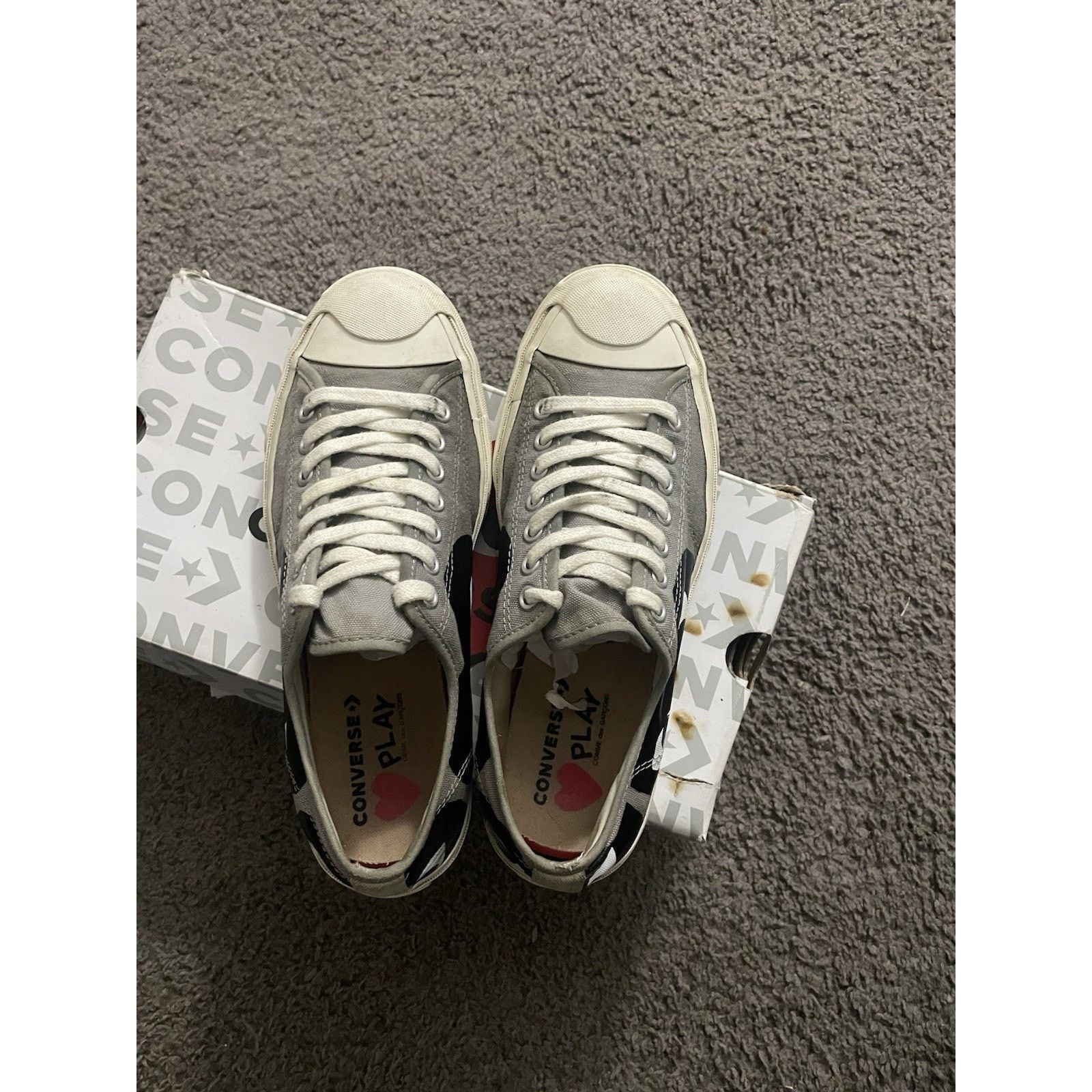 Converse Size 8-Converse Jack Purcell Comme des Garcons Grey 171259C Size US 8 / EU 41 - 4 Thumbnail