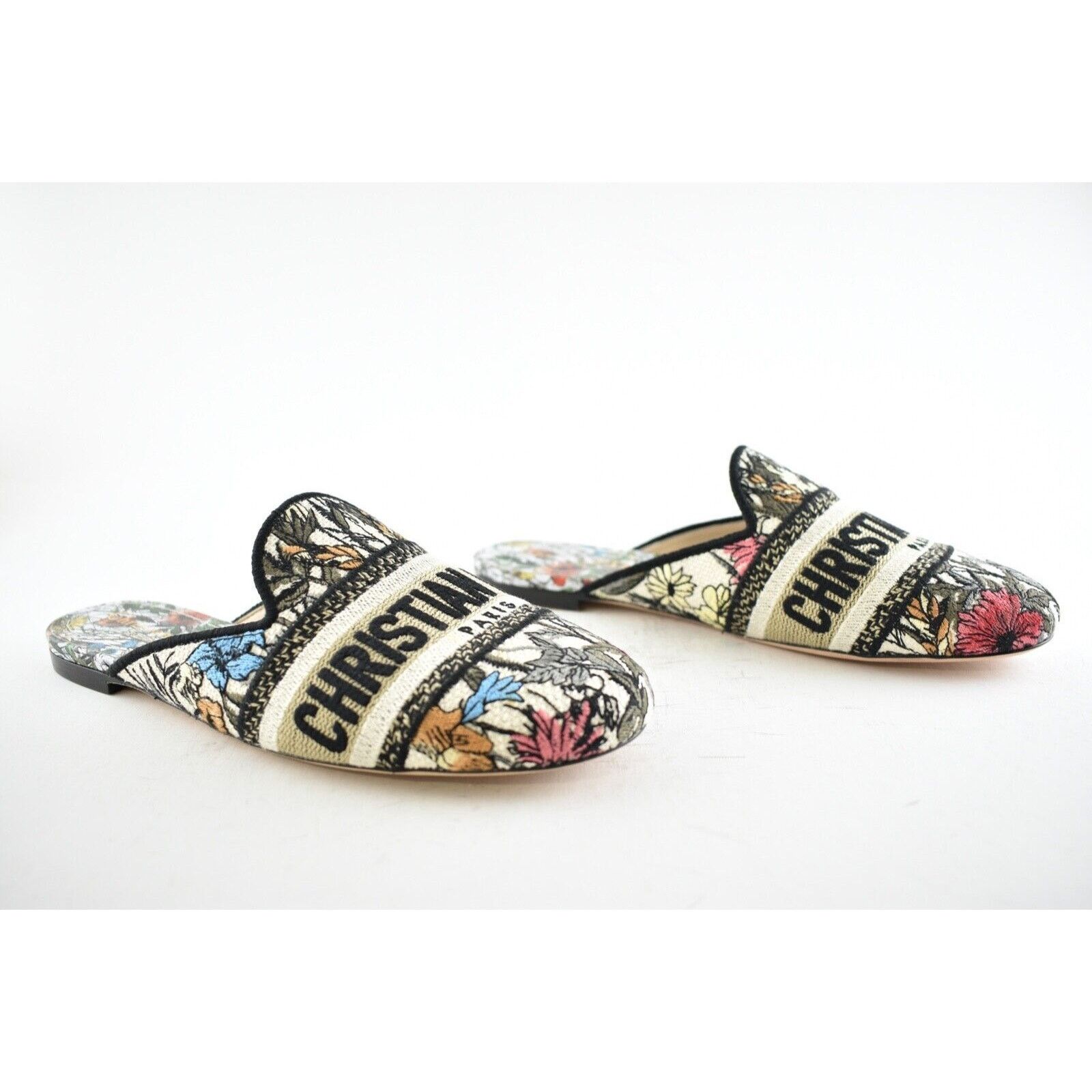 Dior Off Mule Mille Fleurs Backless Slide Ballerina Flat 36 Size US 6 / IT 36 - 4 Thumbnail