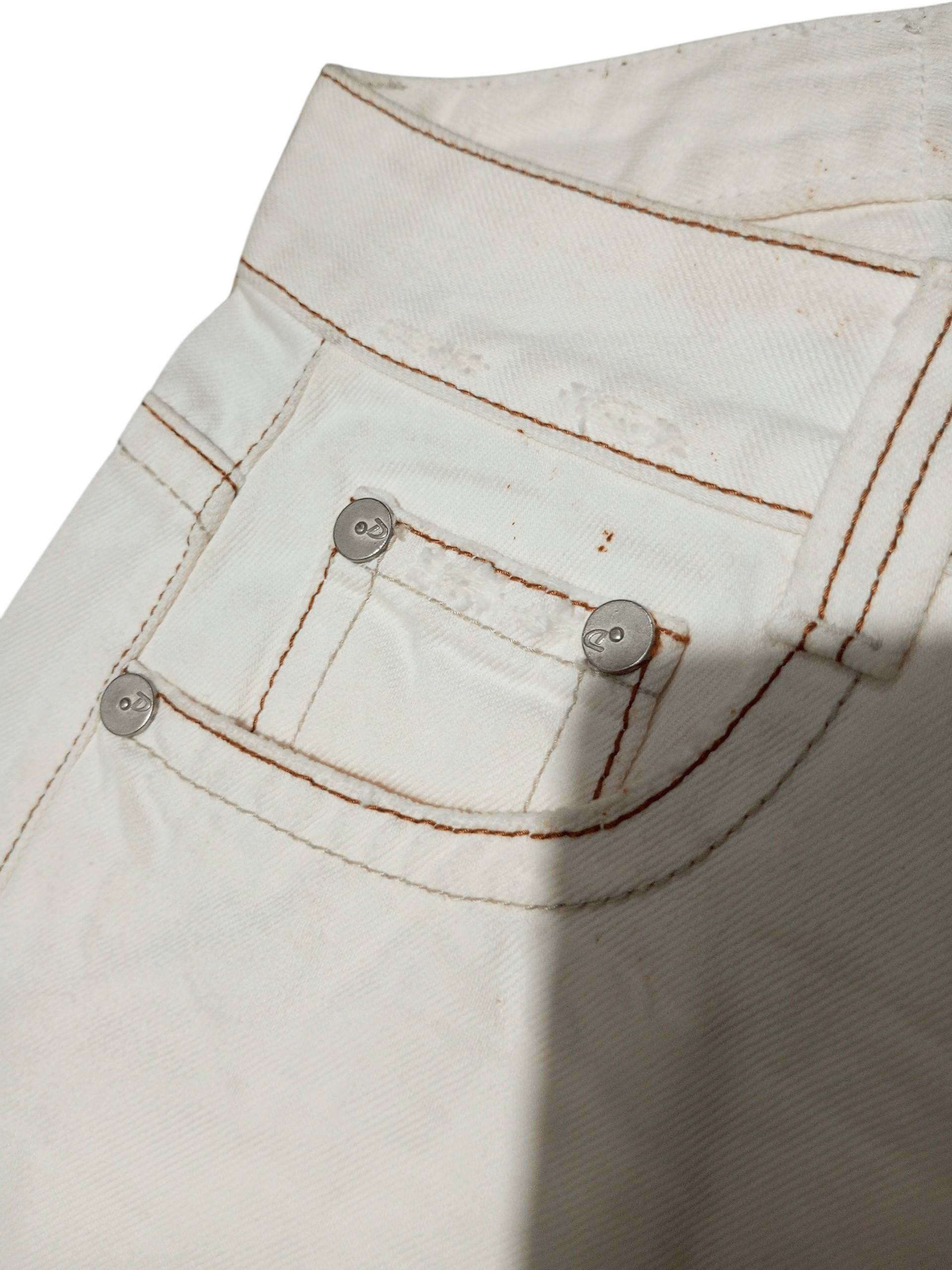 20471120 Vintage drive jeans super flared distressed denim Size US 26 / EU 42 - 4 Thumbnail