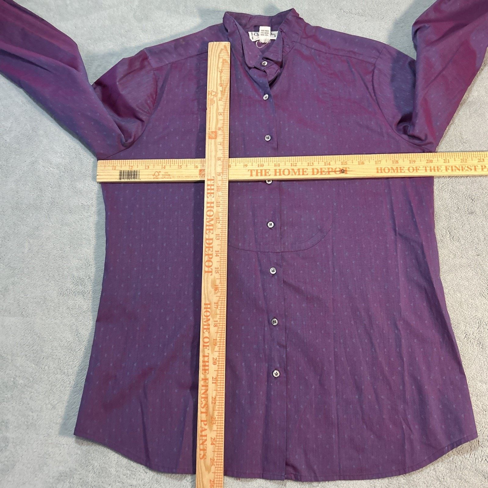Dior Christian Dior Button Up Shinny Shirt Womens 14 Medium Size M / US 6-8 / IT 42-44 - 7 Thumbnail