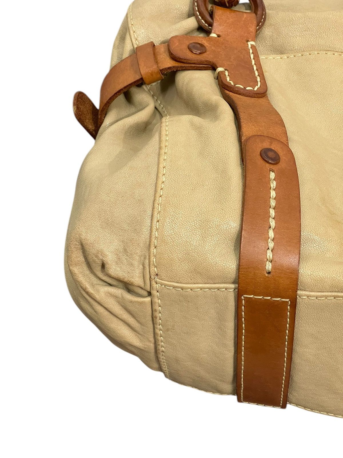 Genuine Leather Full Leather Patina Genten Japan Hand Bag 1🟩8 Size ONE SIZE - 15 Thumbnail