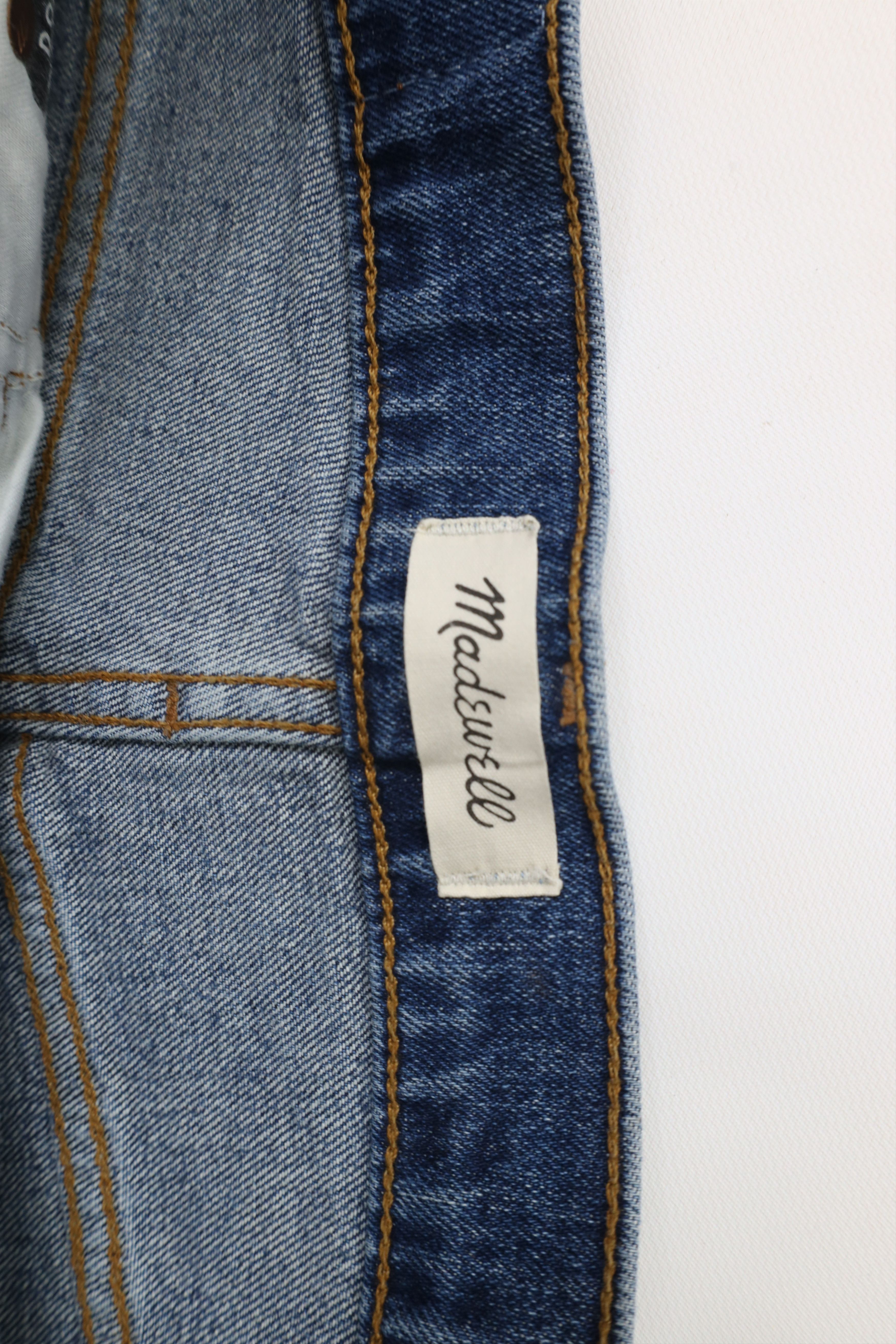 Madewell × Vintage Madewell Tapered Leg Denim Trousers Jeans Blue Stretch Size 27" / US 4 / IT 40 - 6 Thumbnail