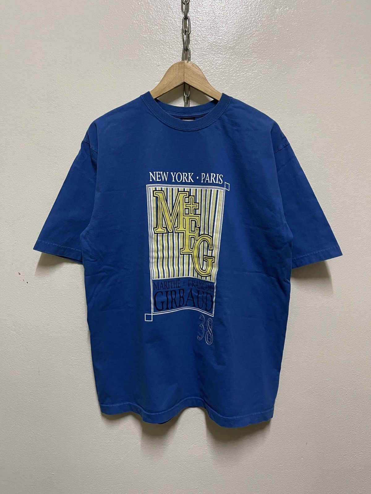Marithe + Francois Girbaud × Vintage MFG T Shirt Vintage Printed Size US XL / EU 56 / 4 - 1 Thumbnail