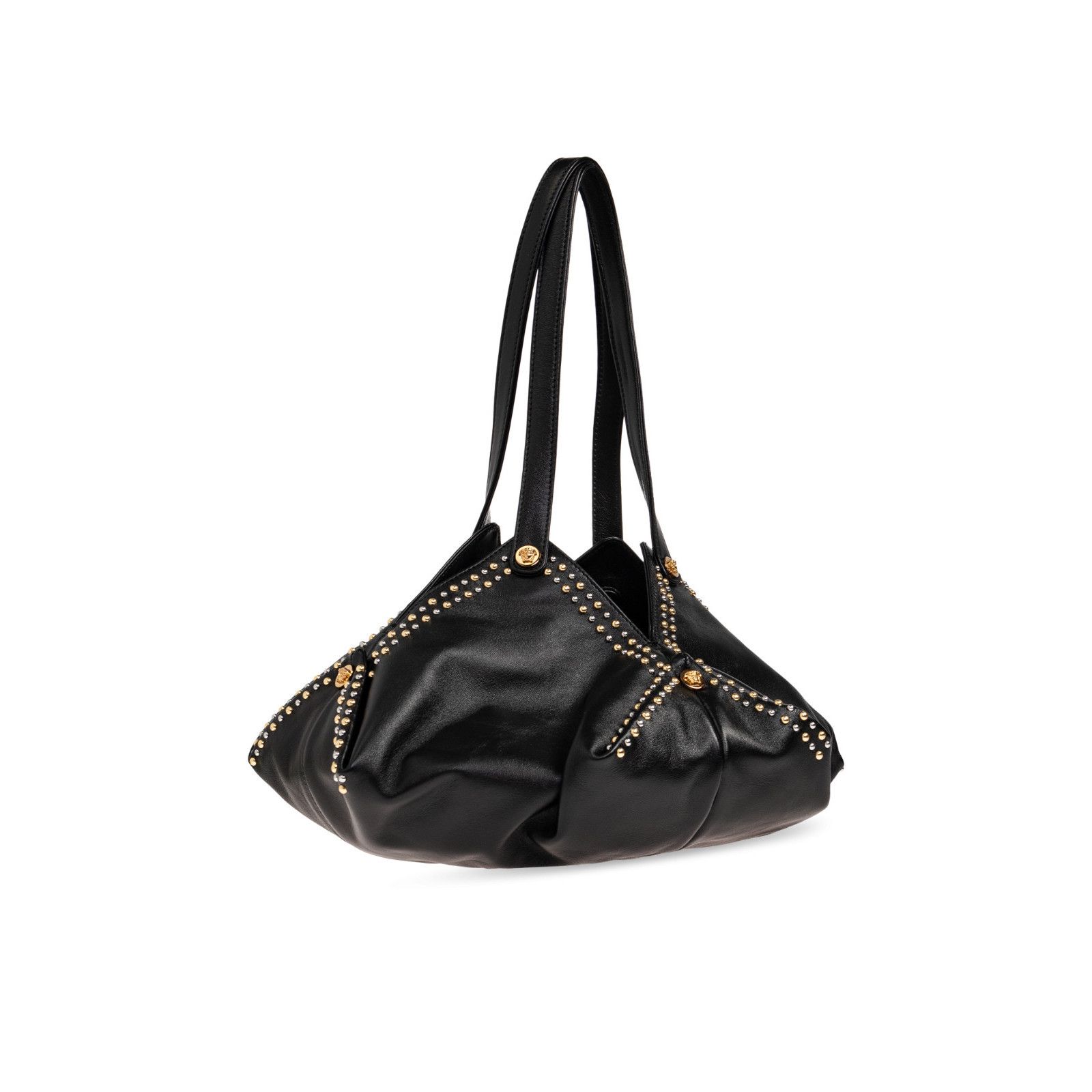 Versace VERSACE Protea Black Leather Shoulder Bag New & Authentic Size ONE SIZE - 3 Thumbnail