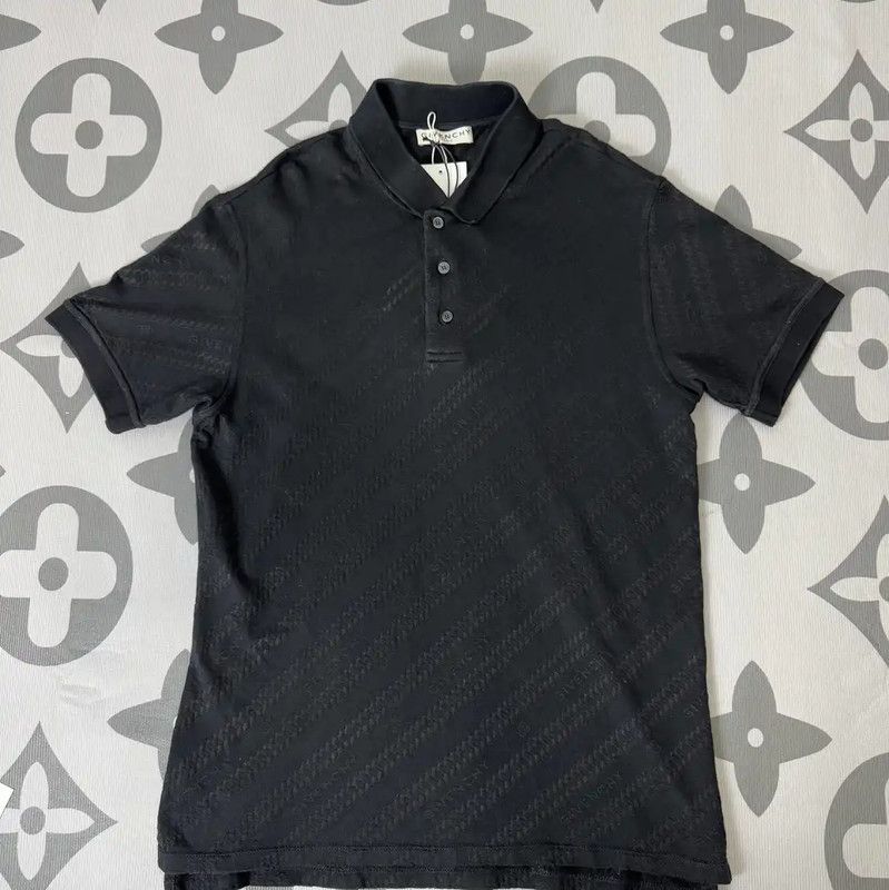 Givenchy Givenchy Stars SS15 Classic Black Polo Shirt | Grailed