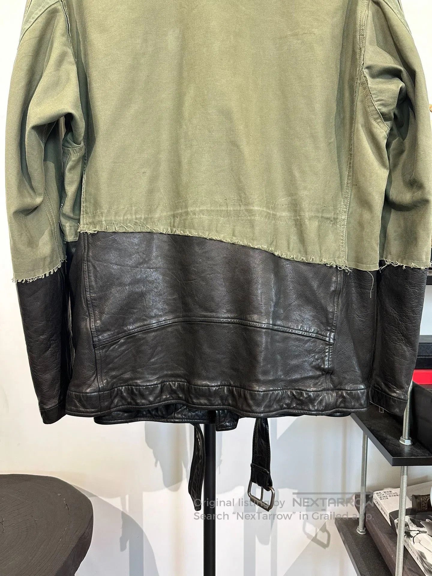 Greg Lauren Greg Lauren Leather Patchwork Utility Jacket. Size US L / EU 52-54 / 3 - 4 Thumbnail