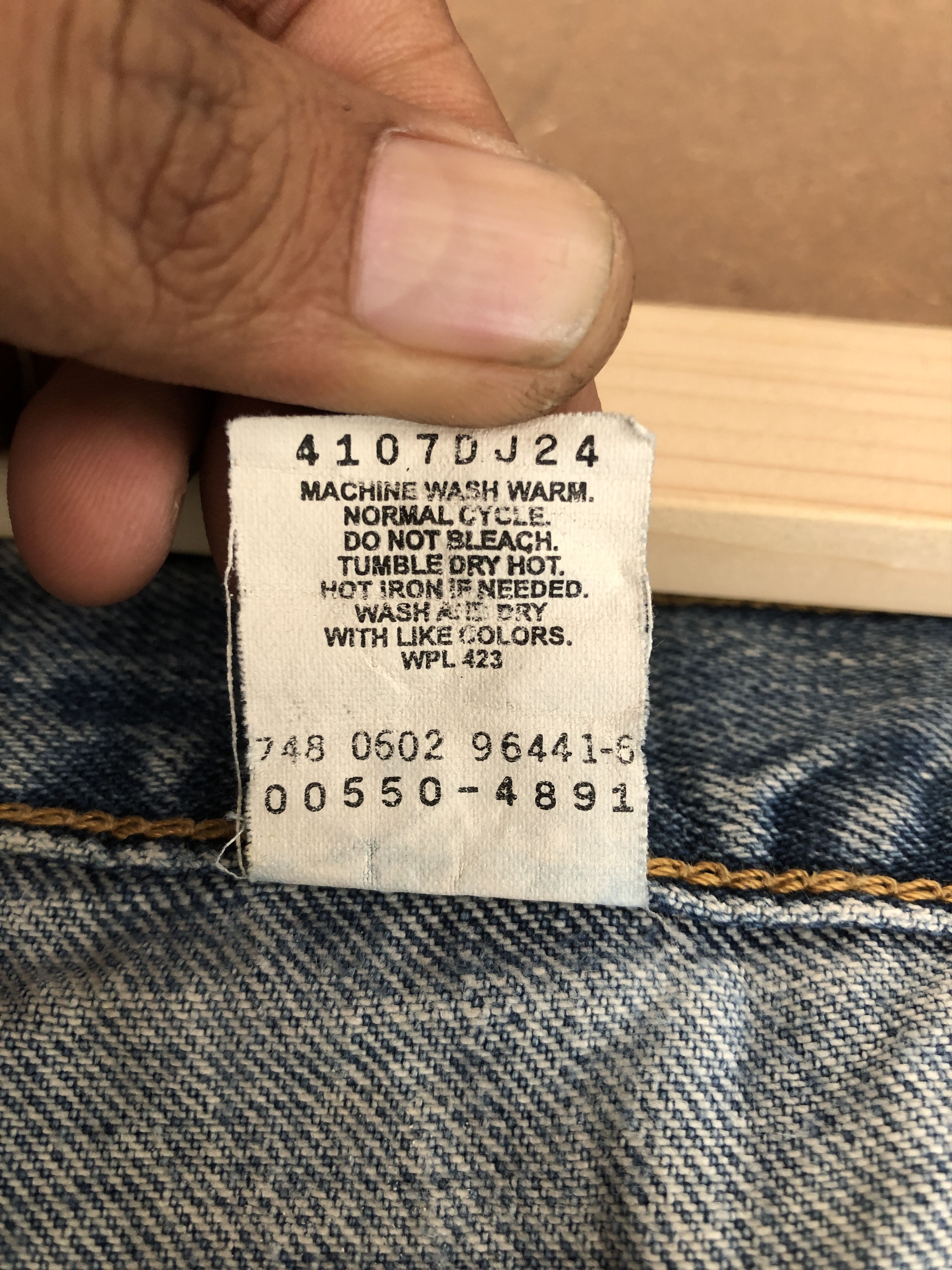 Levi's Vintage Levis Faded Distressed Jeans Levis 550 Painter Denim Size US 36 / EU 52 - 8 Thumbnail