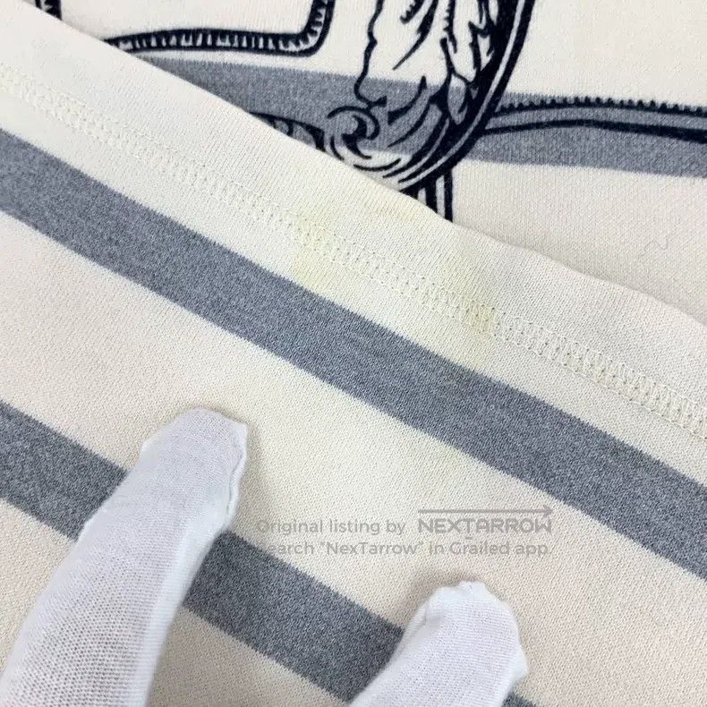 Hermes Hermes Color-block stripe print cotton round-neck short-sl Size XXS / US 00 / IT 34 - 8 Thumbnail