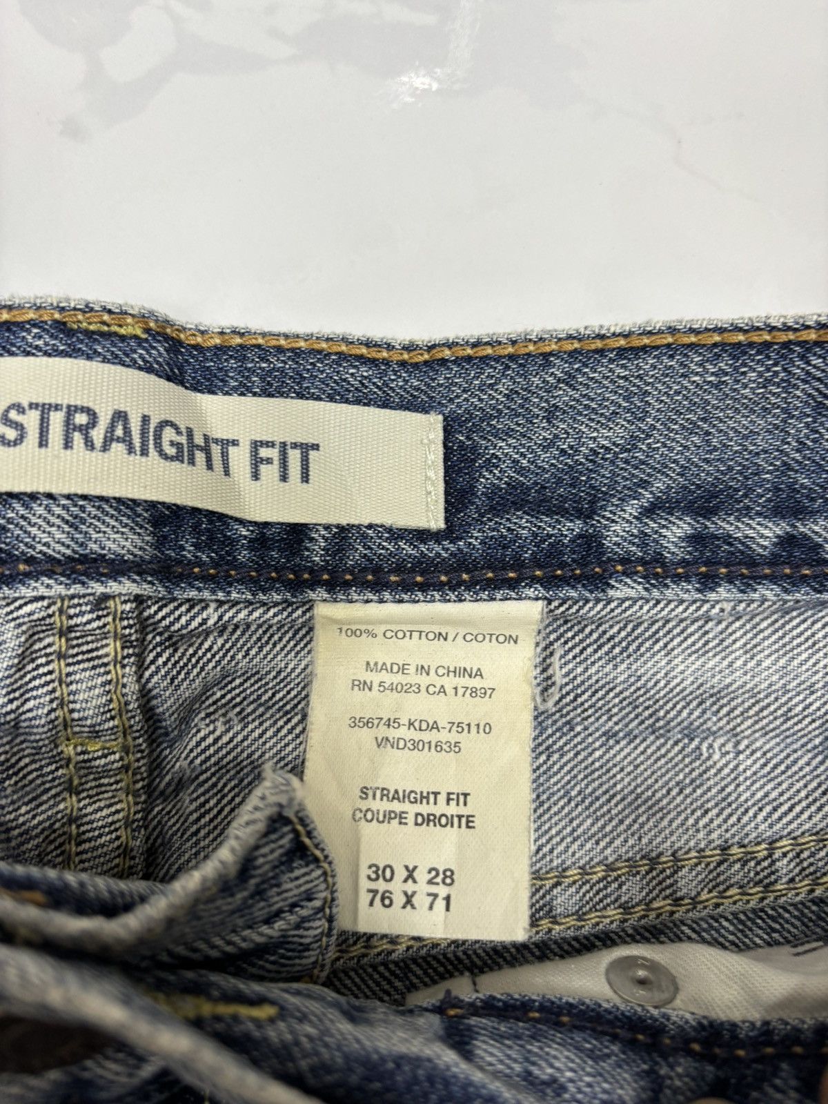 Kapital Vintage GAP Distressed Straight Fit Mud Denim Jeans Size US 30 / EU 46 - 10 Thumbnail