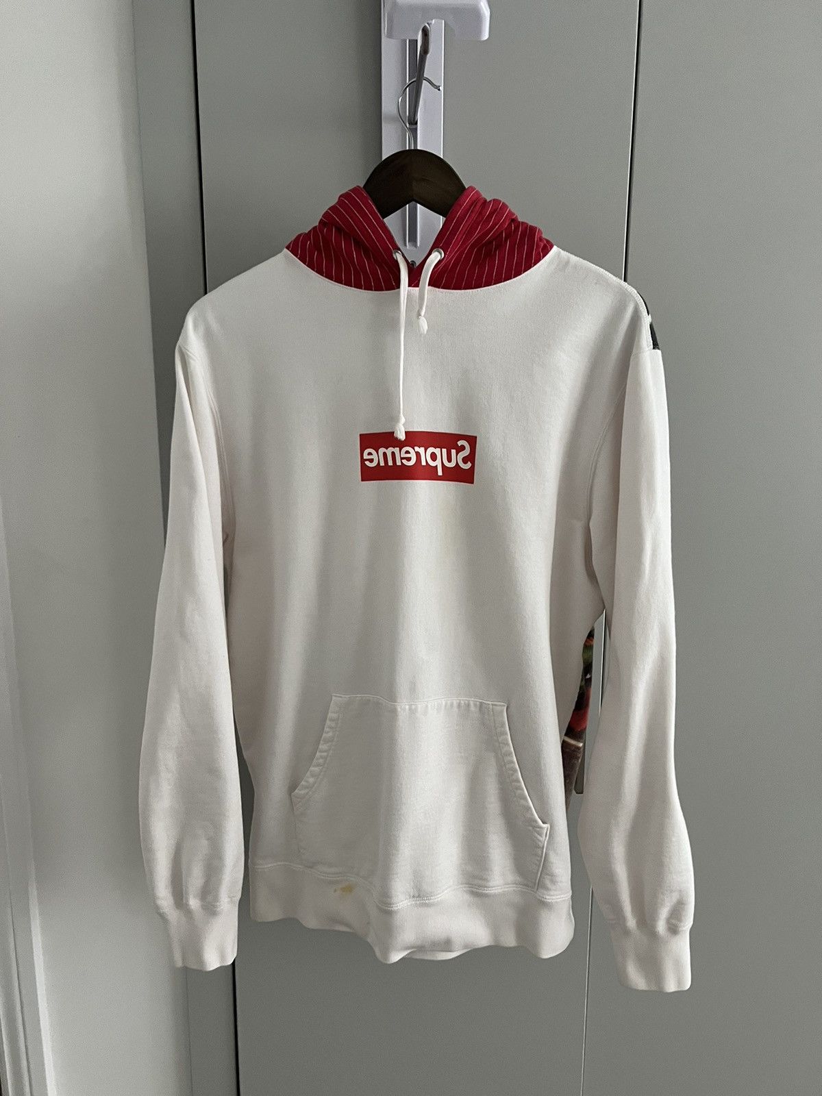 Comme de garcons supreme hoodie on sale