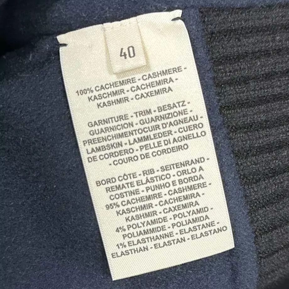Hermes HERMES Cashmere & Leather Zip-Up Jacket Size M / US 6-8 / IT 42-44 - 4 Thumbnail