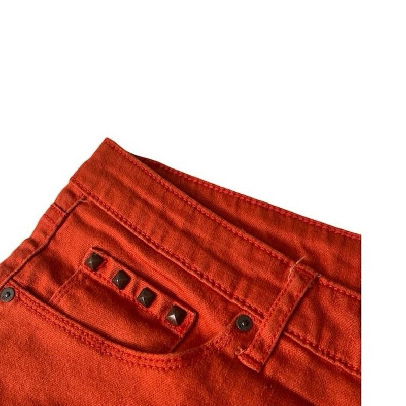 Mossimo Mossimo orange rust denim cutoff shorts 90s vibe Size 34" / US 12 / IT 48 - 3 Thumbnail