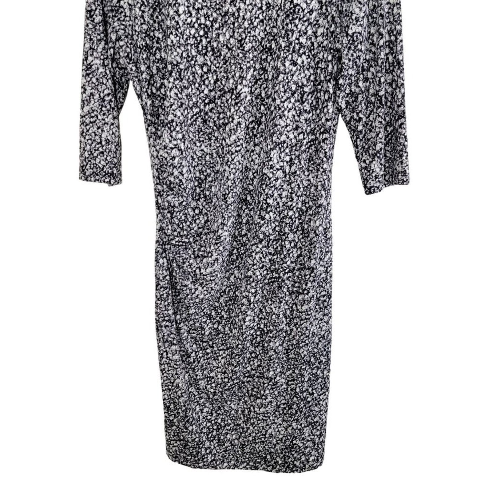 J.McLaughlin J. McLaughlin Catalina Cloth Midi Dress 3/4 Sleeve Size M / US 6-8 / IT 42-44 - 4 Thumbnail
