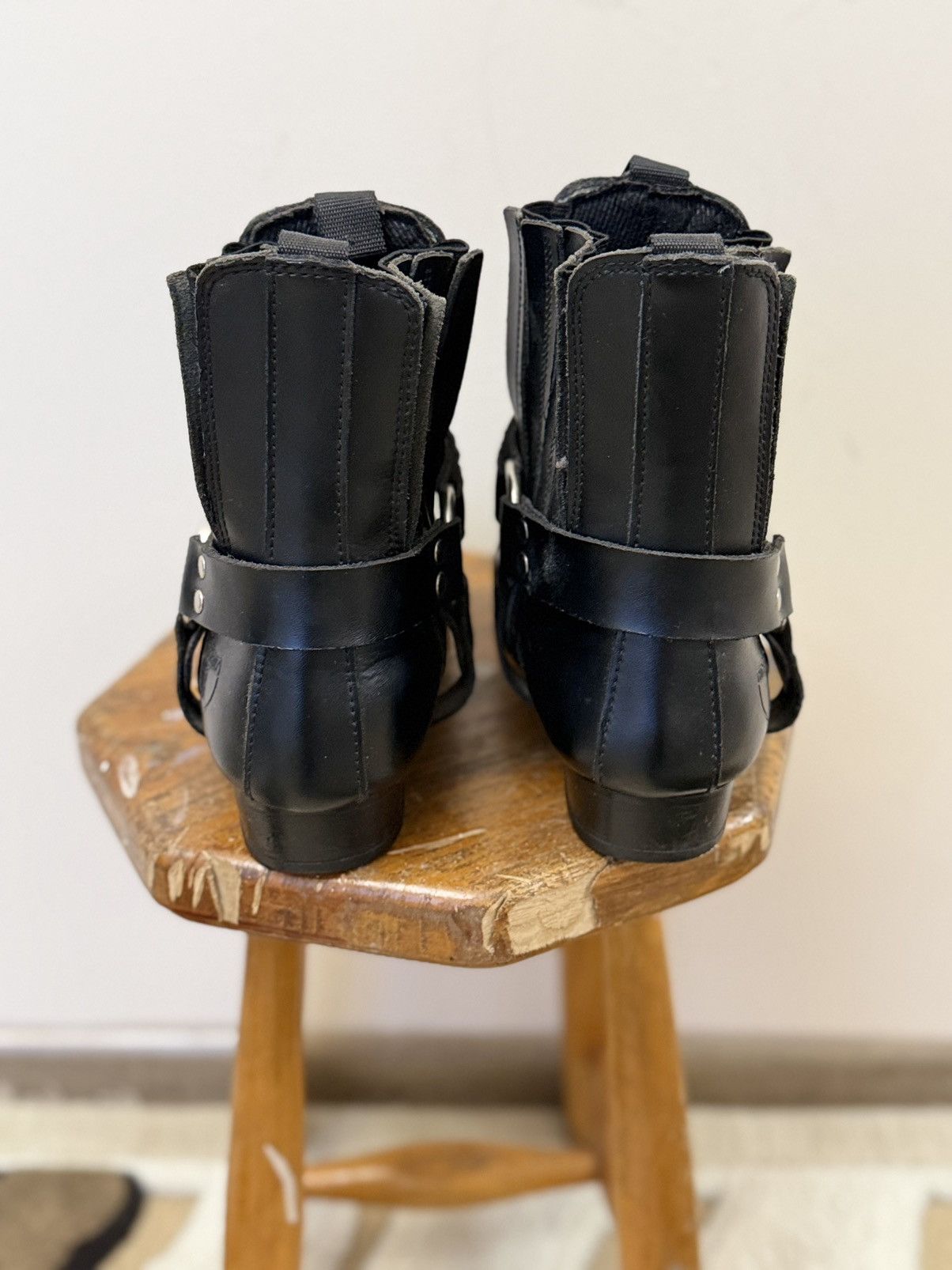 Other Studded gothic avant garde boots hedi slimane style y2k Size US 10 / EU 43 - 6 Thumbnail