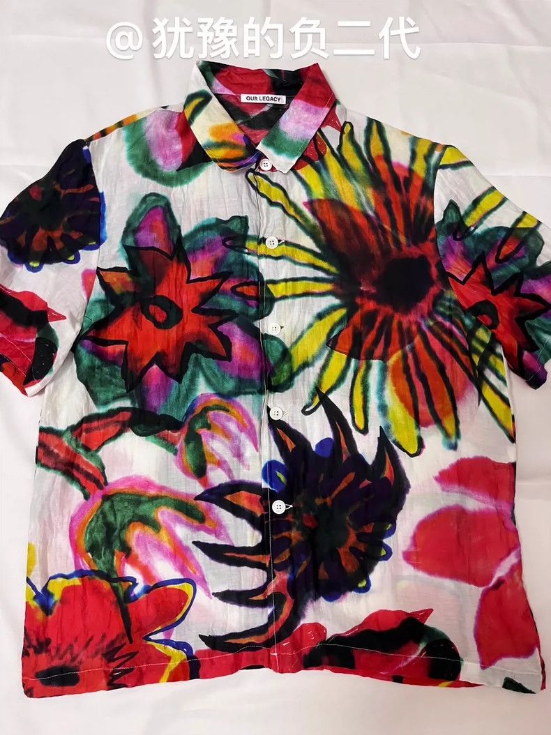 Our Legacy our legacy Floral graffiti casual men's and women's short-s Size US S / EU 44-46 / 1 - 1 Thumbnail