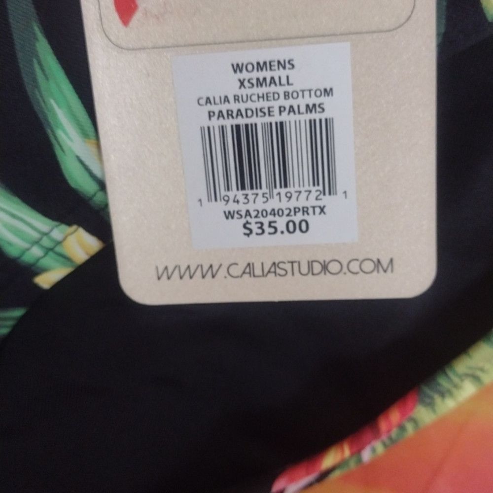 Other Calia island palms tankini top and bottoms set size X-small Size ONE SIZE - 2 Thumbnail