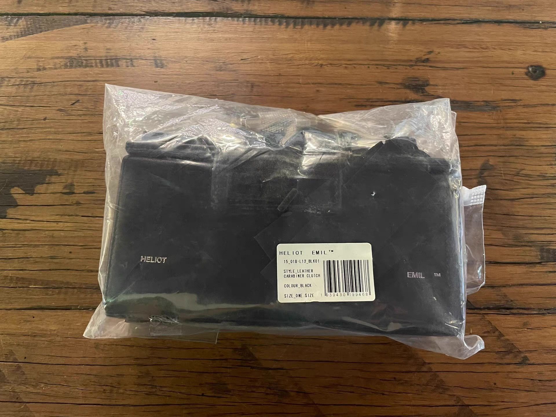 Heliot Emil Heliot Emil 21SS Black Carabiner Functional Clutch Bag Ｑ25 Size ONE SIZE - 5 Thumbnail