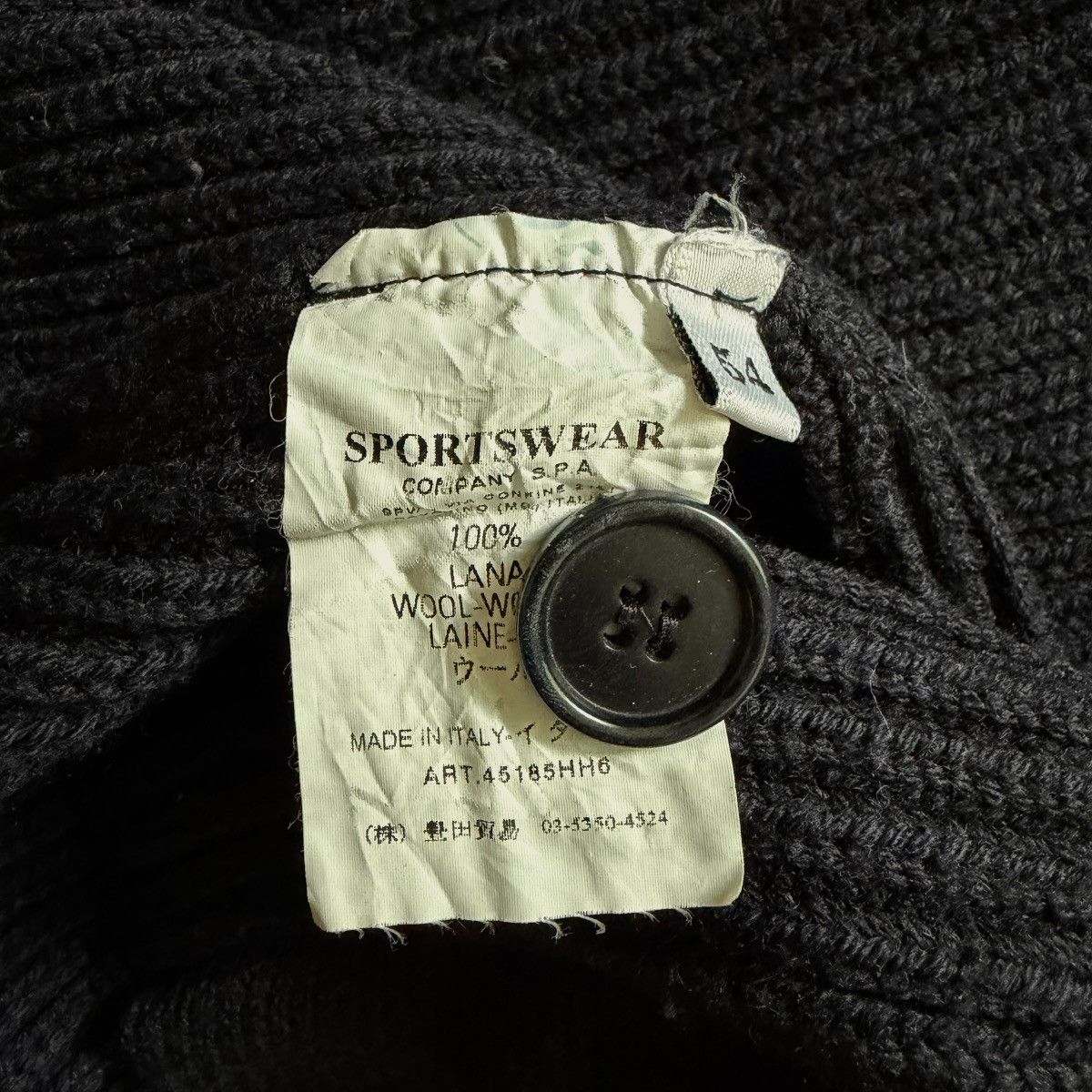 C.P. Company Vintage Autumn / Winter 2006 C.P Company wool button sweater Size US L / EU 52-54 / 3 - 7 Thumbnail