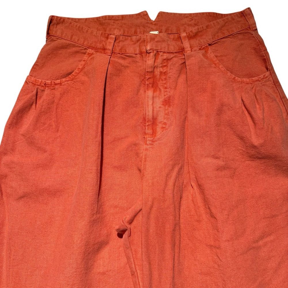Free People New Free People Sweet Talk Chino Red Mango Pants Size 10 Size 32" / US 10 / IT 46 - 3 Thumbnail