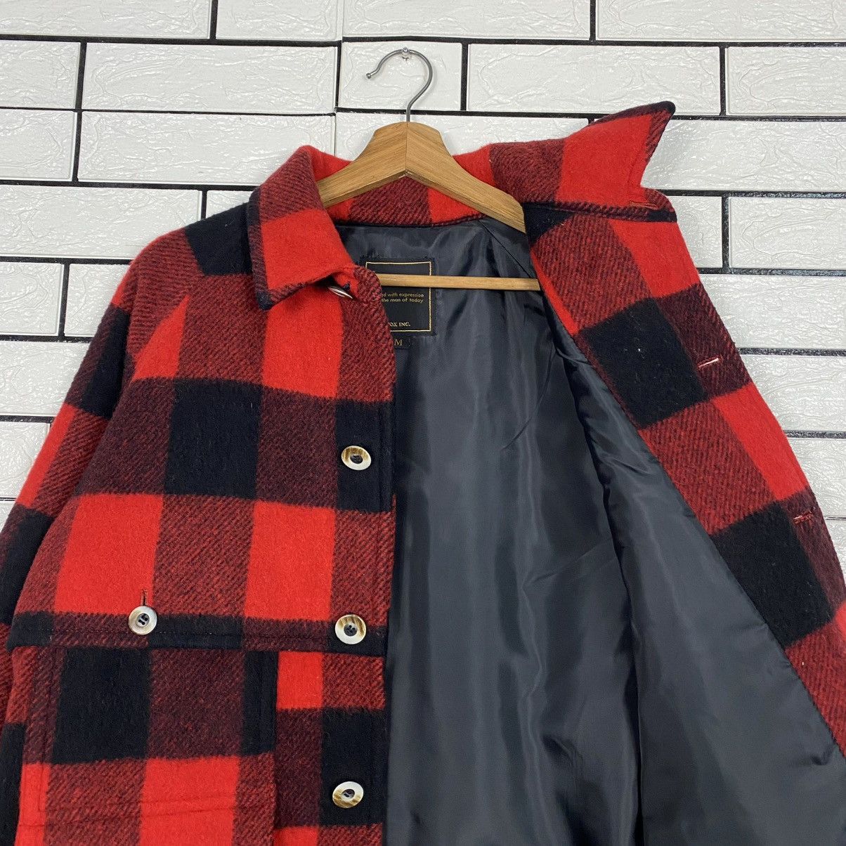 Japanese Brand 🔥VINTAGE WOOL MACKINAW JACKET VOX TARTAN DESIGN ISSEY MIYAKE Size US M / EU 48-50 / 2 - 13 Thumbnail