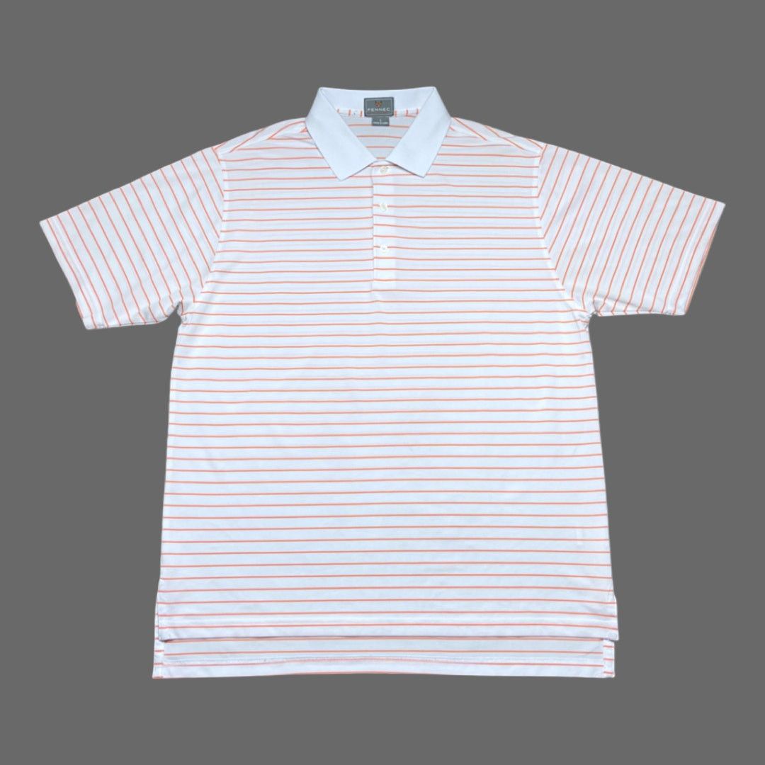 Other Fennec Golf Polo SS Mens White/Orange EUC Size L Size US L / EU 52-54 / 3 - 1 Thumbnail