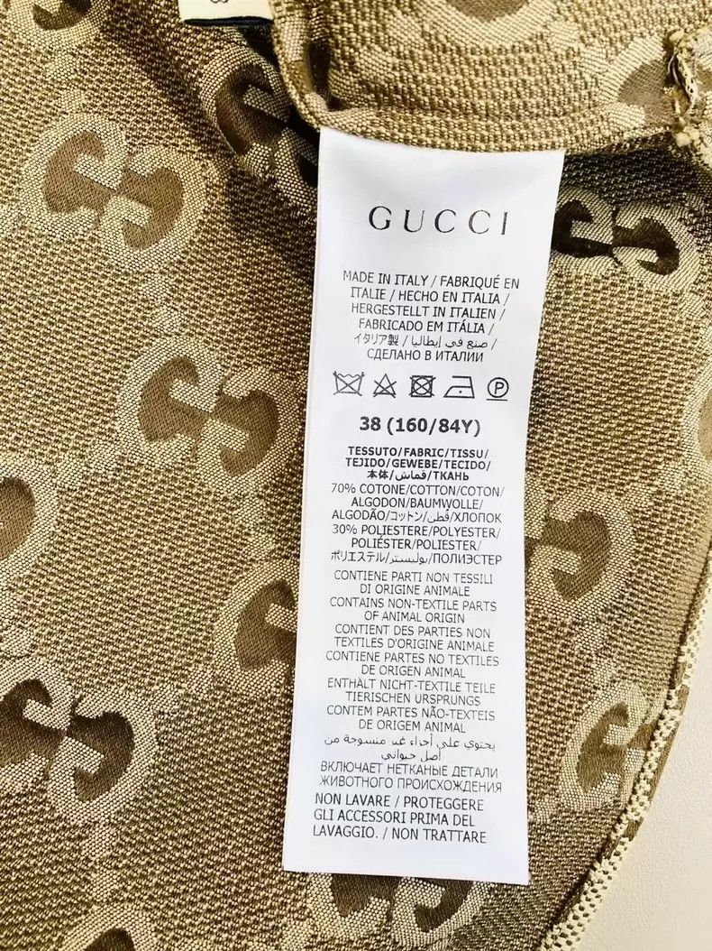 Gucci Gucci Size 38 Full logo canvas shirt jacket 2501-Nextarrow Size US XXS / EU 40 - 7 Thumbnail