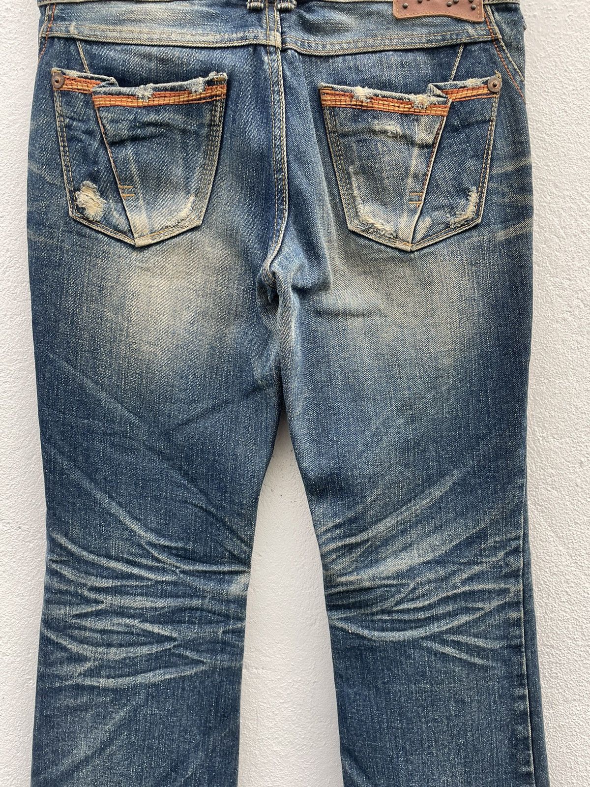 If Six Was Nine Paskal Flare Jeans Size US 30 / EU 46 - 10 Thumbnail