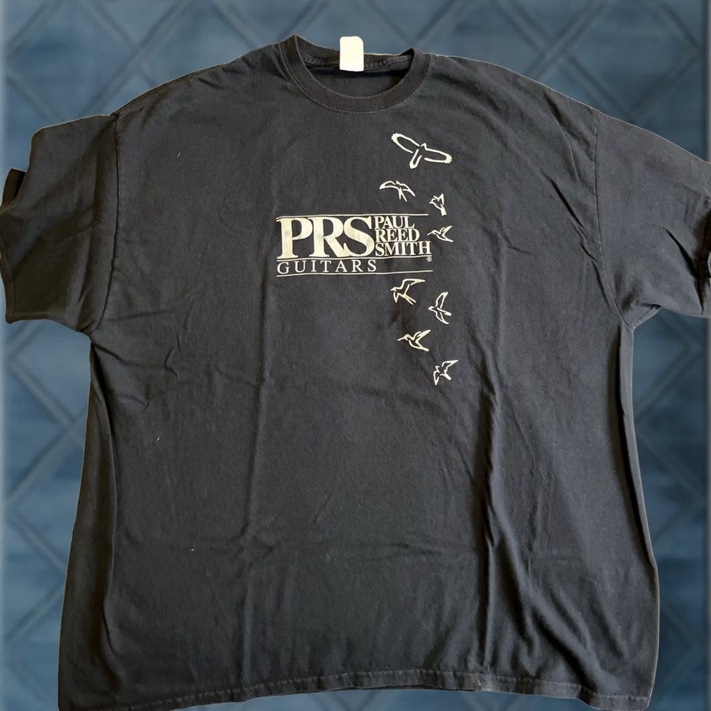 Gildan VINTAGE Paul Reed Smith Guitars PRS- Large Logo Short Sleeve T Shirt- John Mayer - XXL Men Black Logo Music 90s/Jon Mayer? Size US XXL / EU 58 / 5 - 1 Thumbnail