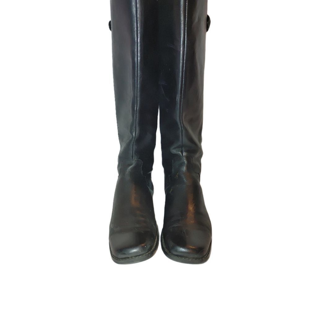 Franco Sarto Franco Sarto Henriett Leather Riding Boots Size 9.5M Size US 9.5 / IT 39.5 - 3 Thumbnail
