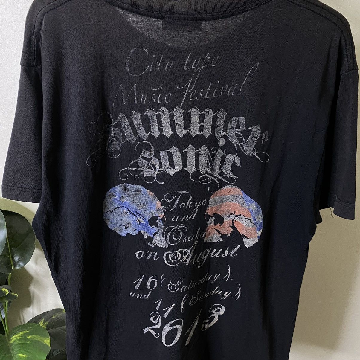Vintage 2013 Summer Sonic Band Concert Lollapalooza Music T Shirt Size US L / EU 52-54 / 3 - 8 Thumbnail