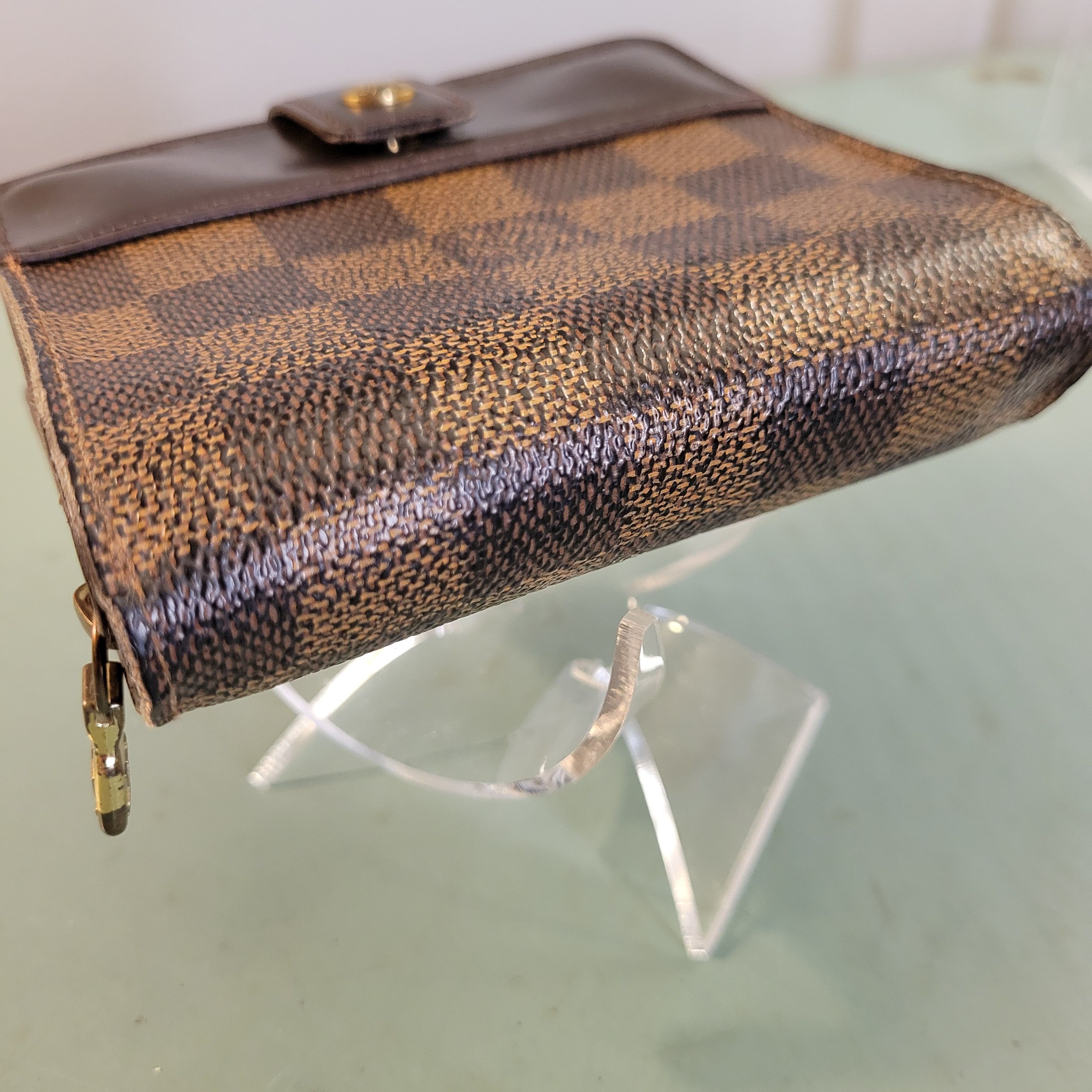 Louis Vuitton Louis Vuitton LV Damier Ebene Vintage Compact Wallet Size ONE SIZE - 7 Thumbnail
