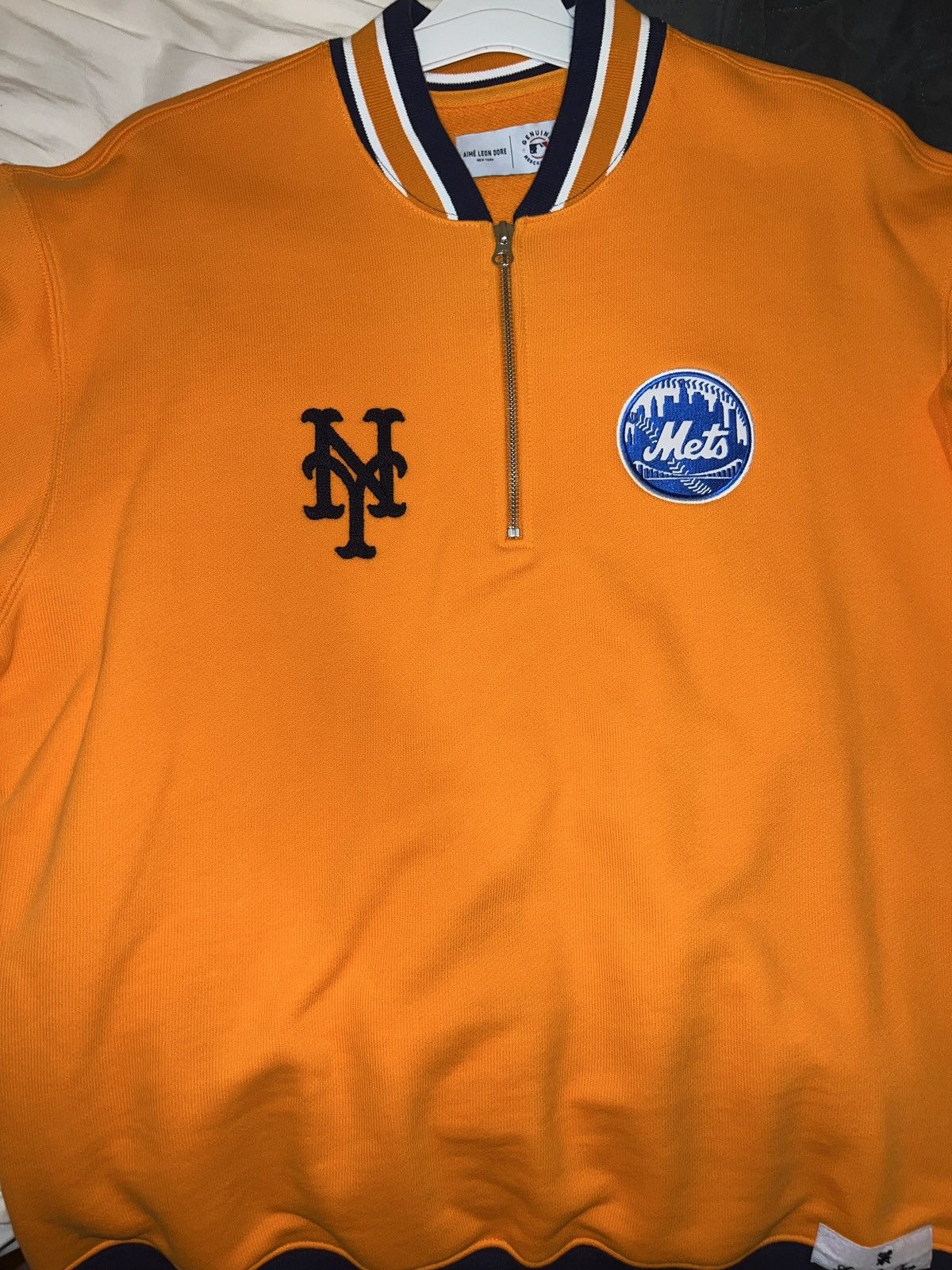 Aime Leon Dore ALD / New York Mets Quarter Zip Pullover Size US L / EU 52-54 / 3 - 4 Thumbnail