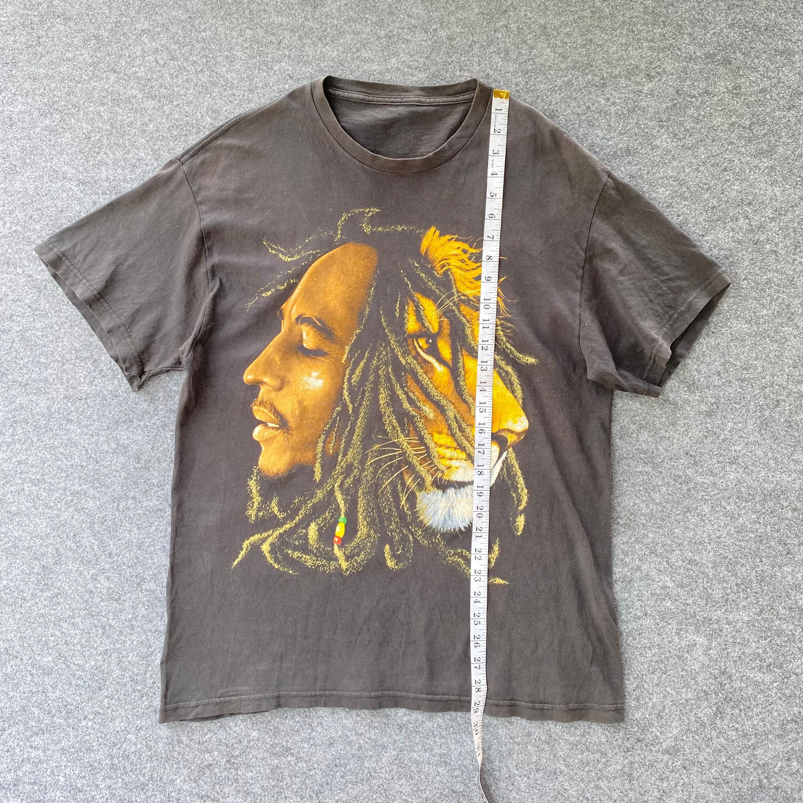 Rap Tees Vintage Bob Marley Raggae Promo Tshirt Size US L / EU 52-54 / 3 - 4 Thumbnail