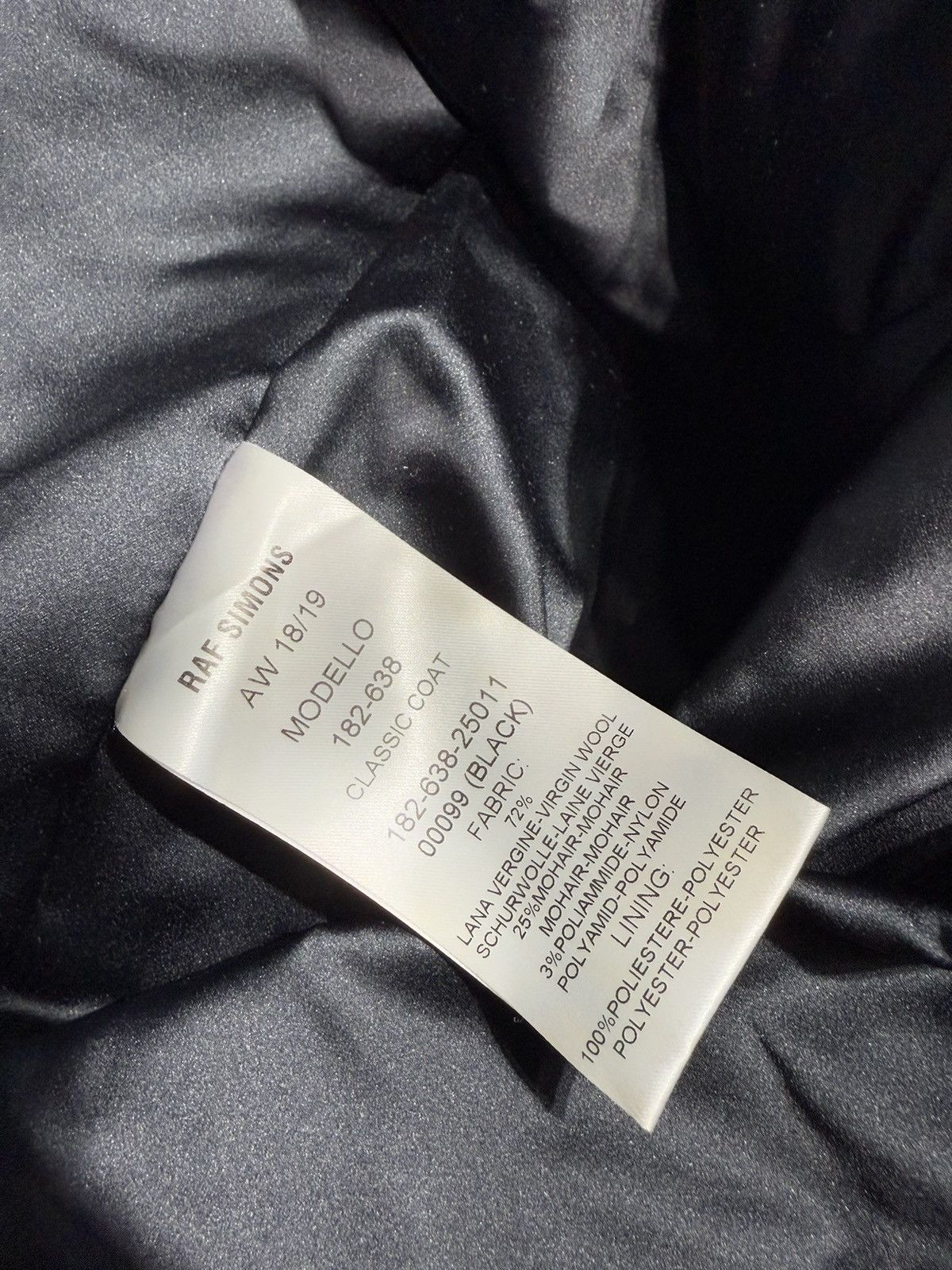 Raf Simons RAF SIMONS AW 18/19 CLASSIC COAT Size US L / EU 52-54 / 3 - 9 Thumbnail