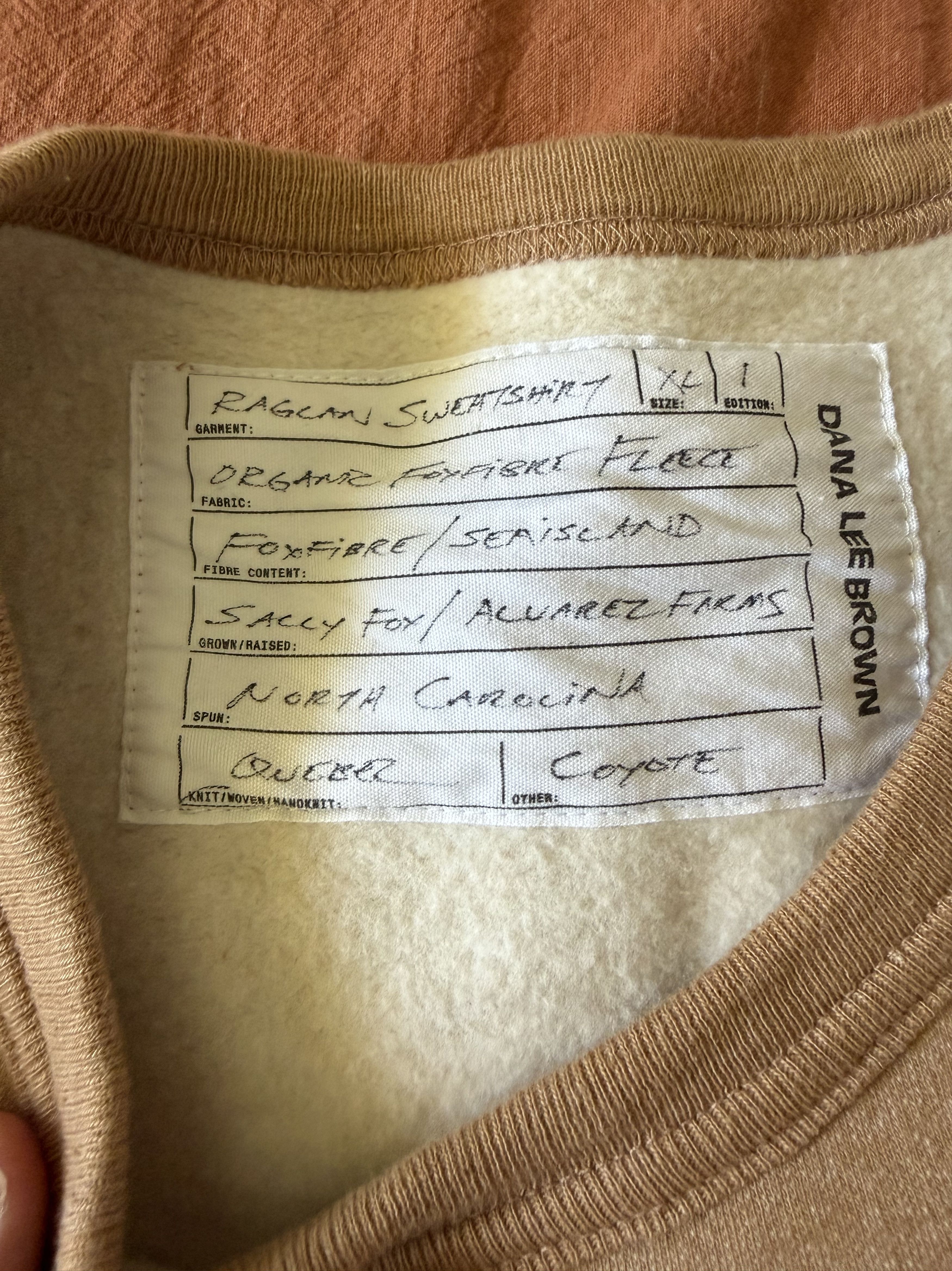 Dana Lee Dana Lee Brown FoxFiber Crewneck Size US XL / EU 56 / 4 - 4 Thumbnail