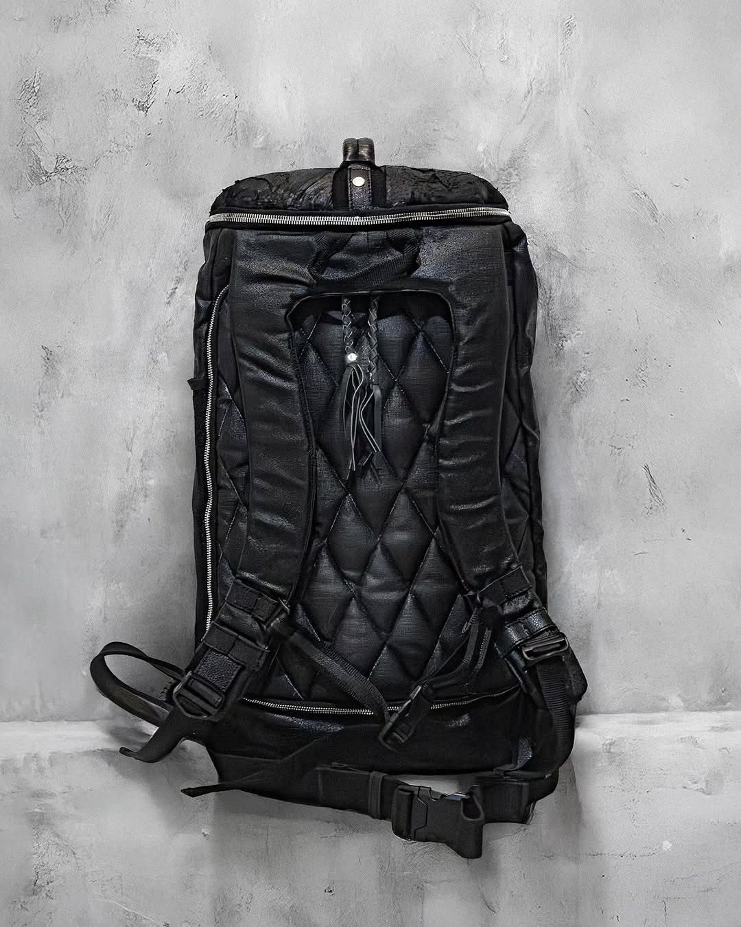 Other SANBENITO Waxed Canvas Leather Backpack | One-of-One Relic Size ONE SIZE - 6 Thumbnail
